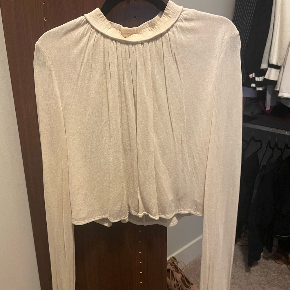 By Malene Birger Cream Blouse Top